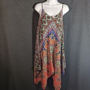Ing Multicolor Asymmetrical Dress